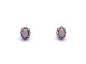 9ct Yellow Gold Opal Stud Earrings