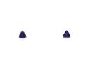 9ct Yellow Gold Tanzanite Stud Earrings