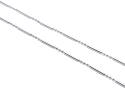 Silver Bead & Bar Link Chain 17 Inch