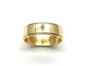 9ct Yellow Gold Diamond Wedding Ring