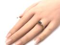 9ct Yellow Gold Sapphire & Diamond Ring