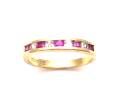 18ct Yellow Gold CZ Eternity Ring