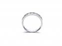 18ct White Gold Diamond Half Eternity Ring 0.75ct