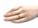 18ct Yellow Gold Patterned Wedding Ring 4mm