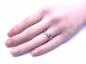 18ct White Gold Diamond Set Wedding Ring 0.75ct