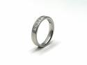 Platinum Diamond Half Eternity Ring 0.75ct