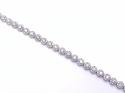 18ct White Gold Diamond Cluster Bracelet 5.00ct