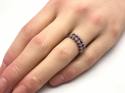 9ct Ruby & Diamond Eternity Ring 0.25ct