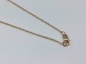 Sterling Silver Rose Gold Plated Coin Necklet