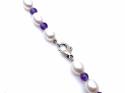 Freshwater Pearl And Amethyst Necklet