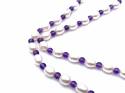 Freshwater Pearl And Amethyst Necklet