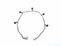 9ct White Gold & Cultured Pearl Bracelet