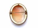 9ct Oval Cameo Brooch