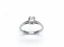 18ct Princess Cut Diamond Solitaire