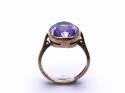 9ct Yellow Gold Synthetic Corundum Ring