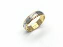 18ct White and Yellow Gold Wedding Ring