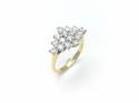 18ct Diamond Cluster Ring