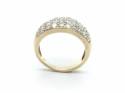 9ct Yellow Gold CZ Pave Ring