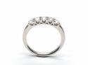Platinum Diamond 5 Stone Ring 0.53ct