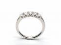 Platinum Diamond 5 Stone Ring 0.53ct