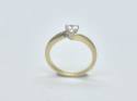 18ct Yellow Gold Pear Diamond Solitaire