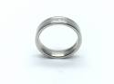 Palladium Diamond Wedding Band 6mm