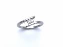 Palladium Emerald Cut Diamond Ring