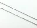 9ct White Gold Diamond Pendant & Chain