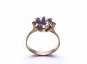 9ct Yellow Gold Amethyst Dress Ring