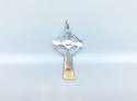 Silver Celtic Style Cross 28x15mm