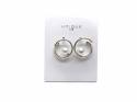 Silver 925 & Shell Pearl Stud Earring