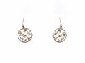 Silver 925 & C.Z Detail Drop Earrings