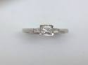 18ct White Gold Diamond Solitaire Ring 0.50ct