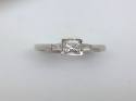 18ct White Gold Diamond Solitaire Ring 0.50ct