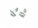 18ct White Gold Diamond Stud Earrings