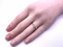 18ct White Gold Diamond Halo Solitaire Ring 0.52ct