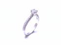 Platinum Diamond Solitaire Ring 0.82ct