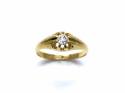 Edwardian 18ct Diamond Solitaire Birmingham 1907