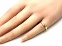 18ct Yellow Gold Diamond Wishbone Ring