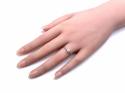 Platinum Diamond Solitaire with Diamond Shoulders