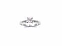 Platinum Princess Cut Diamond Solitaire