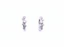 18ct White Gold Diamond Waterfall Earrings