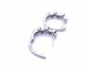 18ct White Gold Diamond Waterfall Earrings