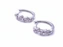 18ct White Gold Diamond Waterfall Earrings