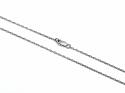 9ct White Gold Trace Chain 16 inch