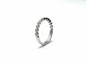 Platinum Diamond Half Eternity Ring 0.20ct