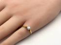 18ct Yellow Gold Diamond Solitaire Ring