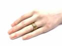 An Old 18ct Yellow Gold Fancy Ring Birmingham 1901