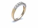 9ct Yellow Gold Diamond Eternity Ring 0.50ct