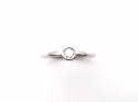 18ct White Gold Diamond Solitaire Ring